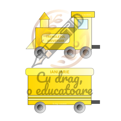 Trenulețul aniversar - Galben PDF - Image 2