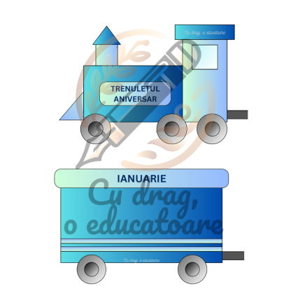 Trenulețul aniversar - Albastru PDF - Image 2