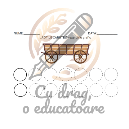 „Roțile căruței” - exercițiu grafic - Image 2